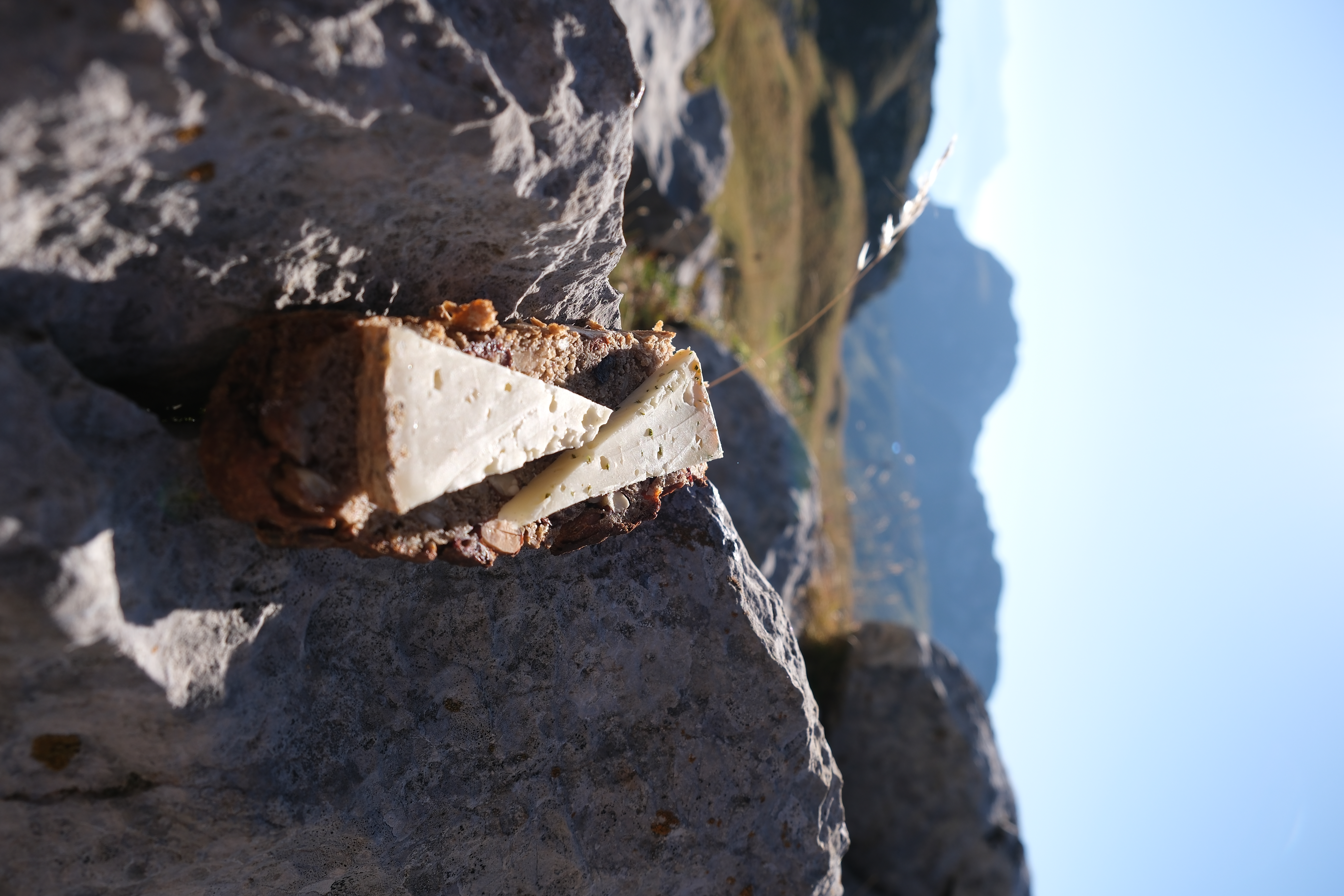 Manger du fromage en montagne